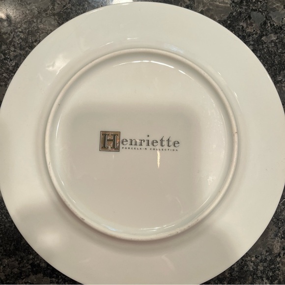 Dishes Collection Porcelain End Bell 'Italia 2 Piece  Henriette Desart - Picture 9 of 11